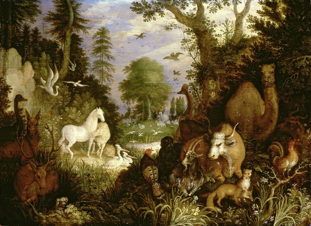 Rajská zahrada od Roelandt Jacobsz. Savery