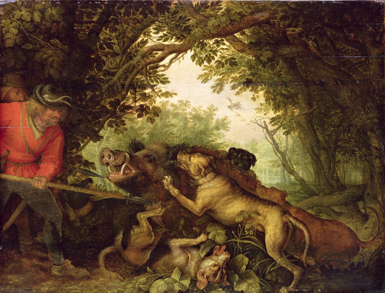 Hon na kance, 1611 od Roelandt Jacobsz. Savery