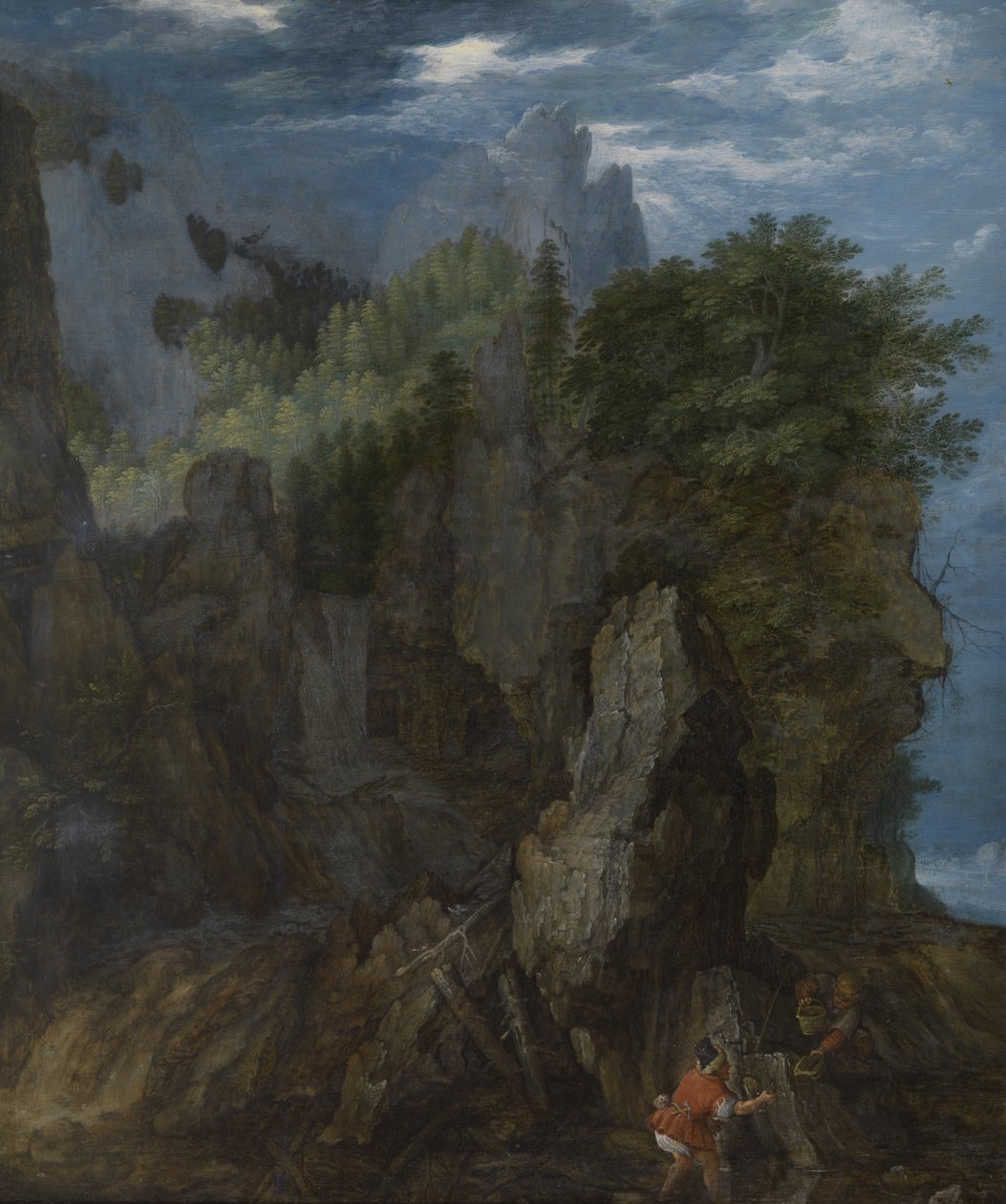 The Crayfish Fishermen, c.1608 (olej na plátně) od Roelandt Jacobsz. Savery