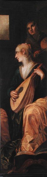 Hráč na loutnu, 1609 od Roelof van Zyll