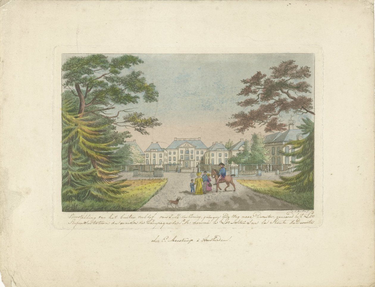 Het Loo Palace v Apeldoornu od Roelof van der Meulen