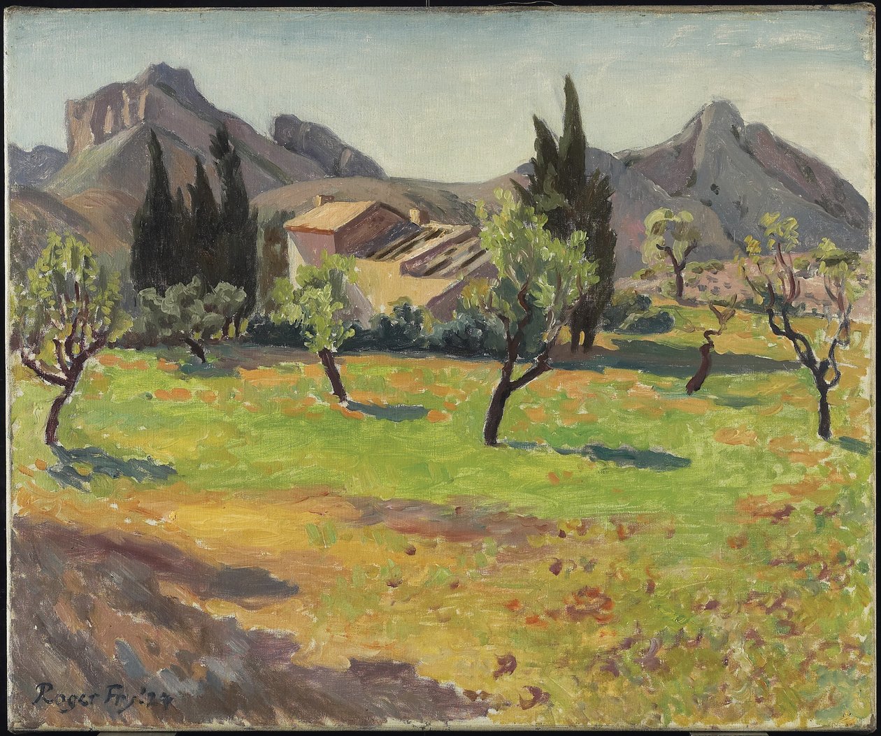 Le Mas de Berne pres St. Remy, Provence, 1927 od Roger Eliot Fry