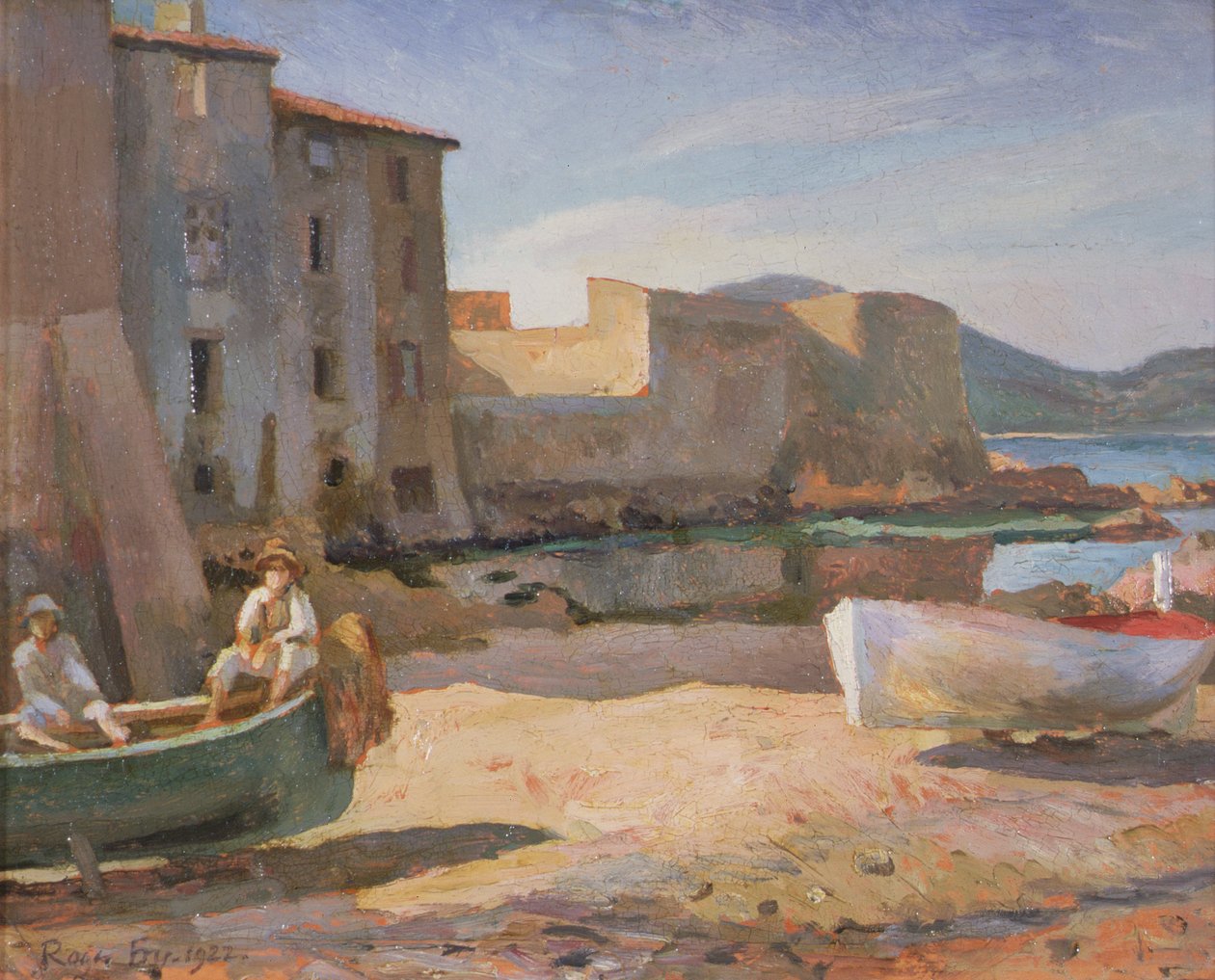 Le Petit Port, St Tropez, 1922 od Roger Eliot Fry