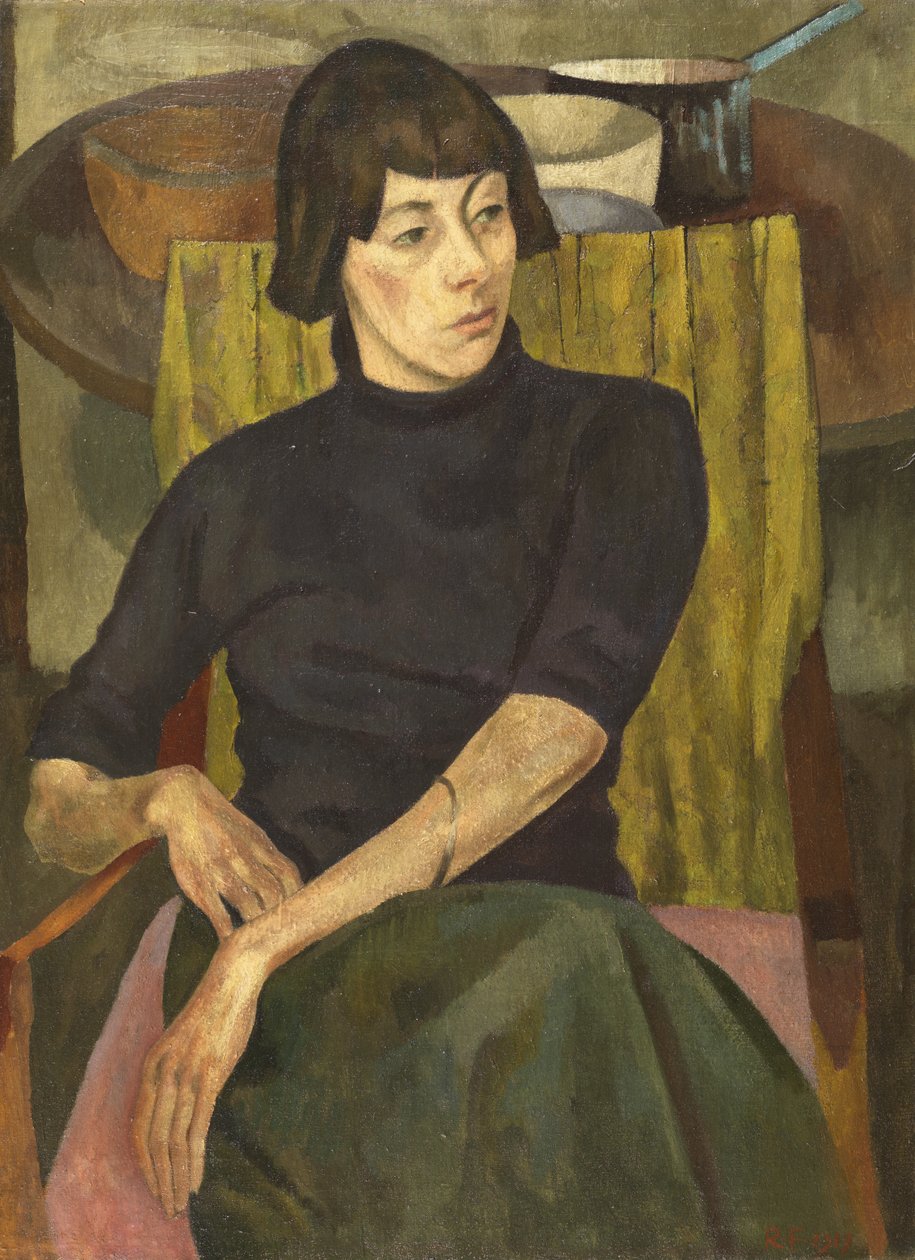 Portrét Niny Hamnett, 1917 od Roger Eliot Fry
