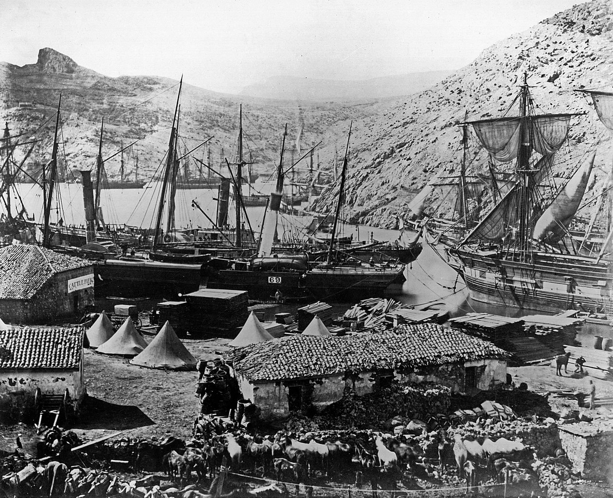 Cossack Bay, Krym, kolem roku 1855 od Roger Fenton