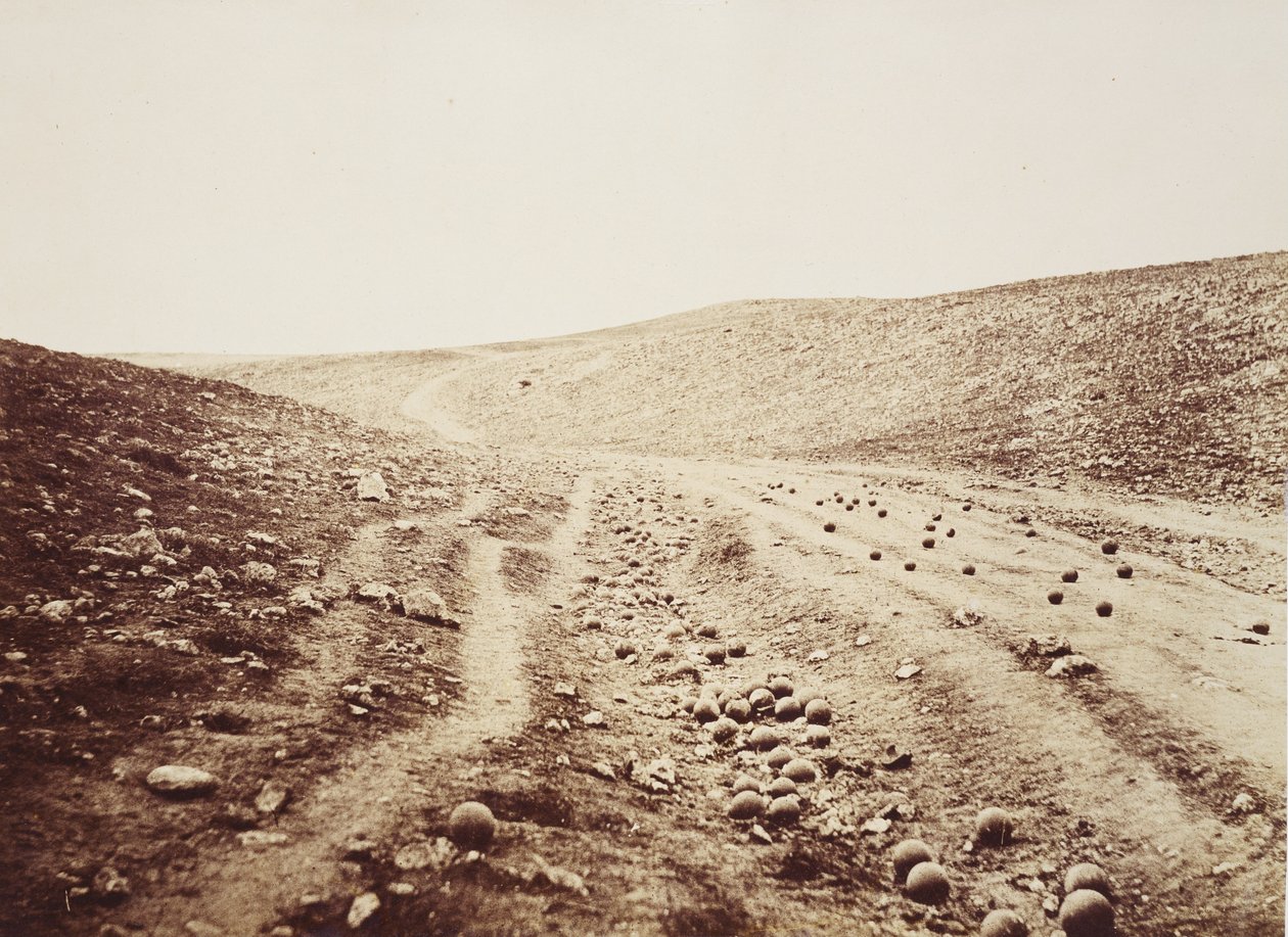 Údolí stínu smrti od Roger Fenton