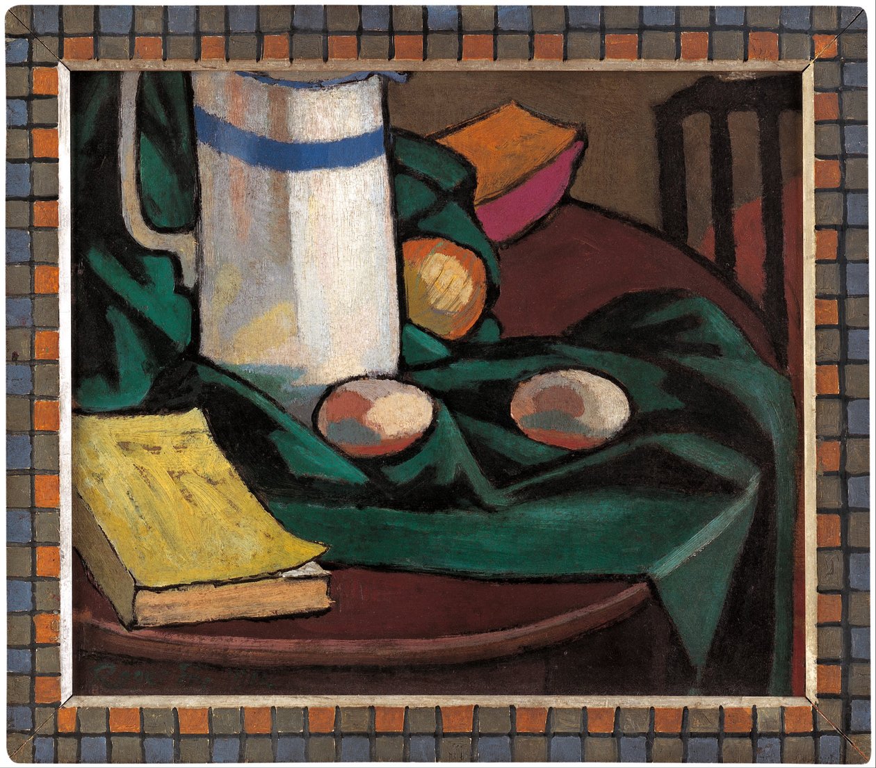 Zátiší- džbán a vejce od Roger Eliot Fry