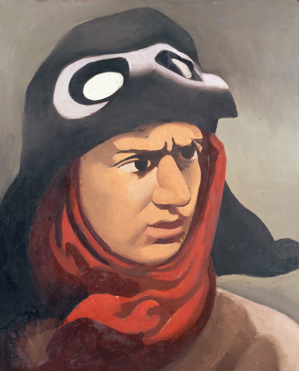 Portrét Guynemera, 1921-23 od Roger de La Fresnaye