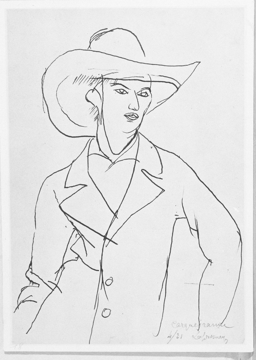 Raymond Radiguet (1903-1923) 1921 od Roger de La Fresnaye