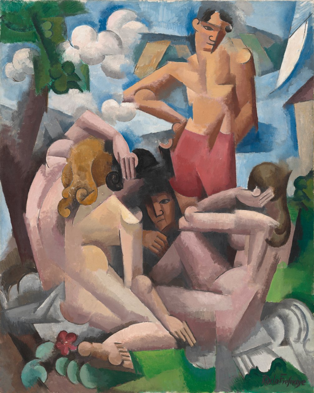The Bathers, 1912 od Roger de La Fresnaye