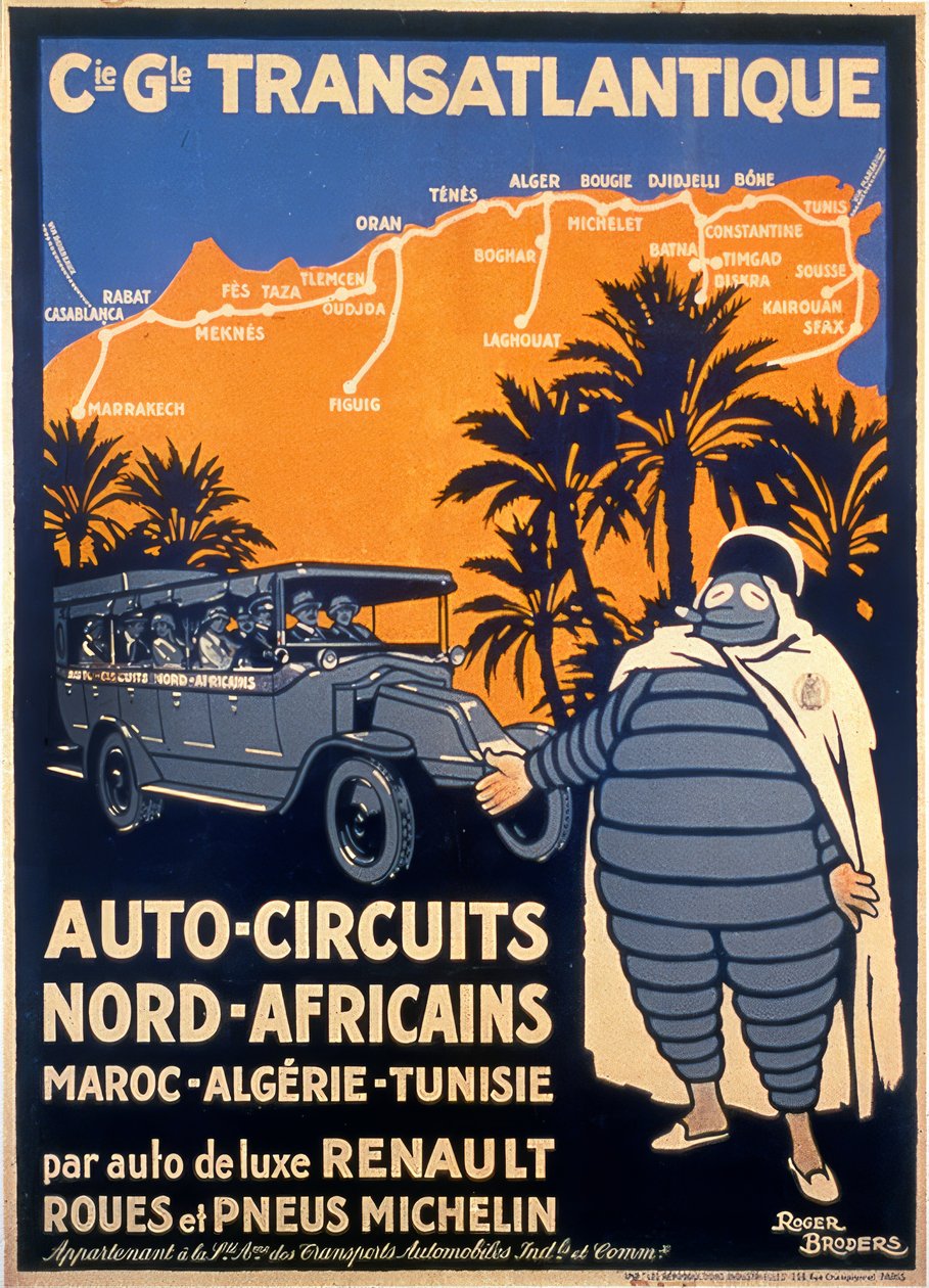 Okružní jízdy severní Afrikou od Roger Broders