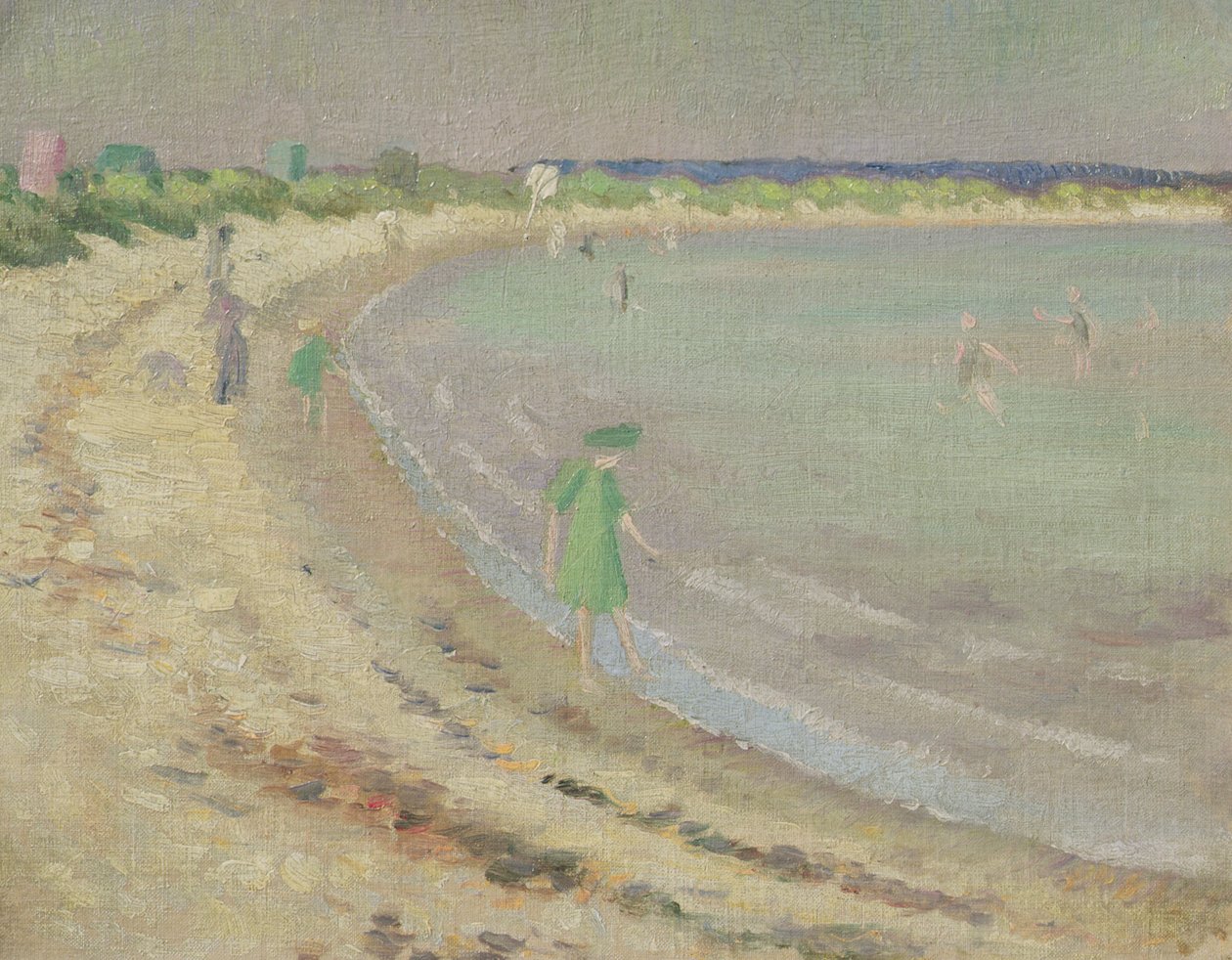 Pláž Studland, 1911 od Roger Eliot Fry
