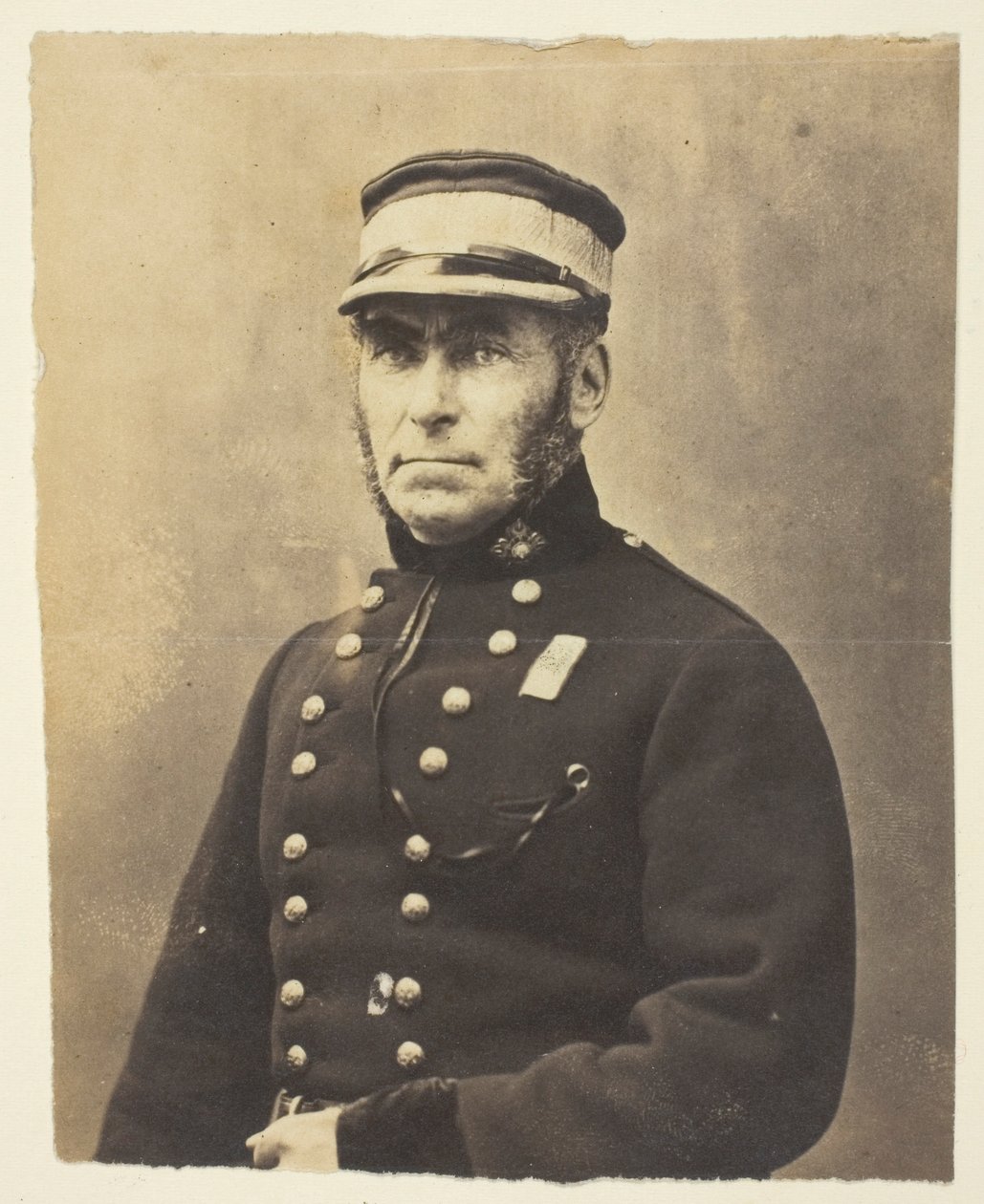 Admirál lord Lyons, fotografovaný na Krymu od Roger Fenton