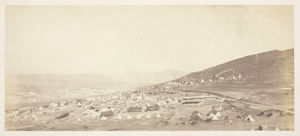 Tábor 4. lehkých dragounů, důstojnická ubikace od Roger Fenton