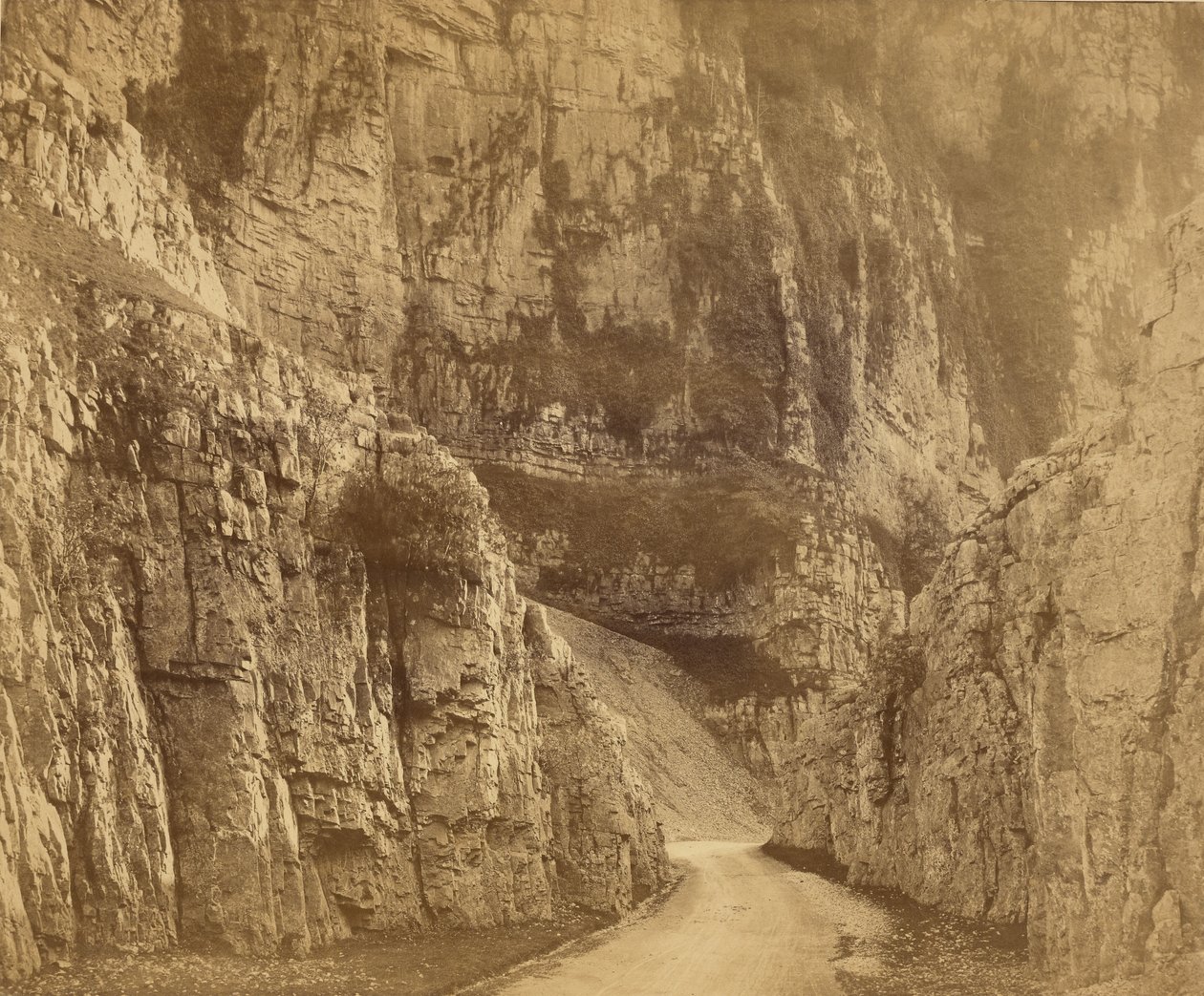 Útesy u Cheddaru od Roger Fenton
