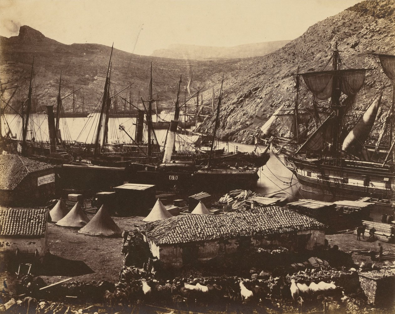 Kozácký záliv, Balaklava od Roger Fenton