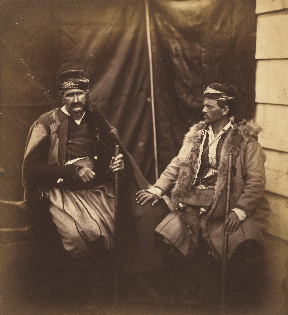 Diskuse mezi dvěma Chorvaty. od Roger Fenton