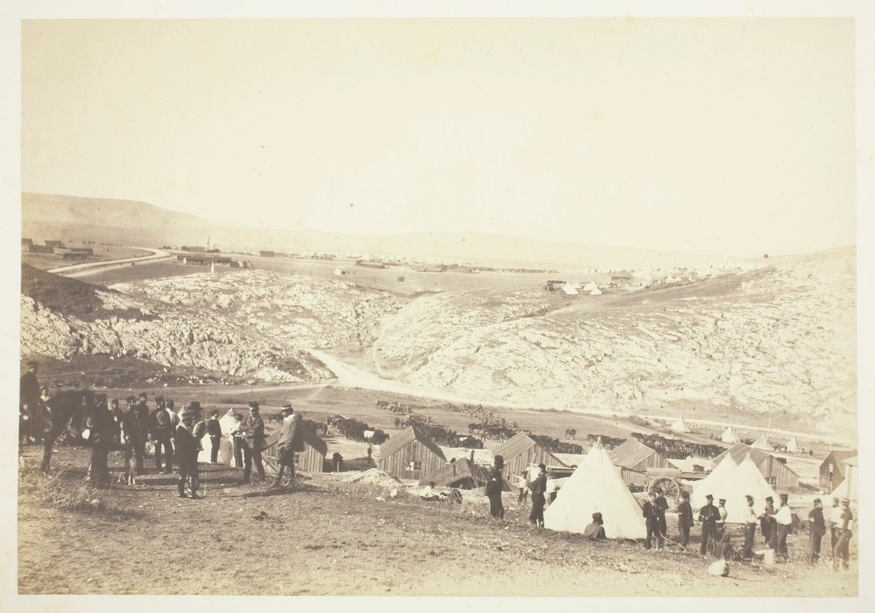 Tábořiště koňského dělostřelectva, 1855. od Roger Fenton