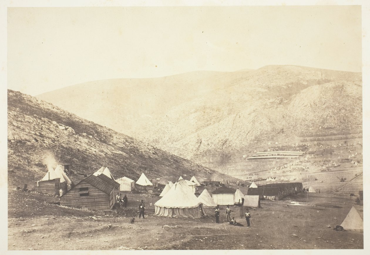Tábořiště 71. pluku od Roger Fenton
