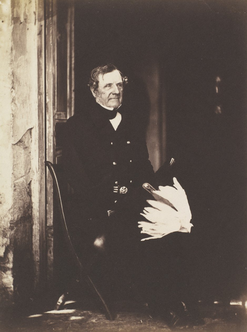 Field Marshall Lord Raglan, Krym, 1855. od Roger Fenton