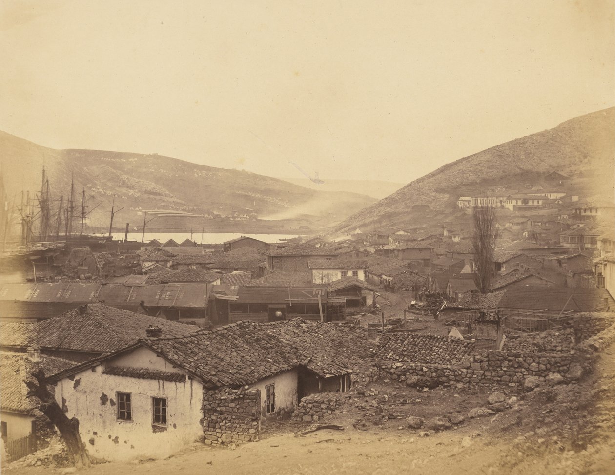 Celkový pohled na Balaklavu od Roger Fenton