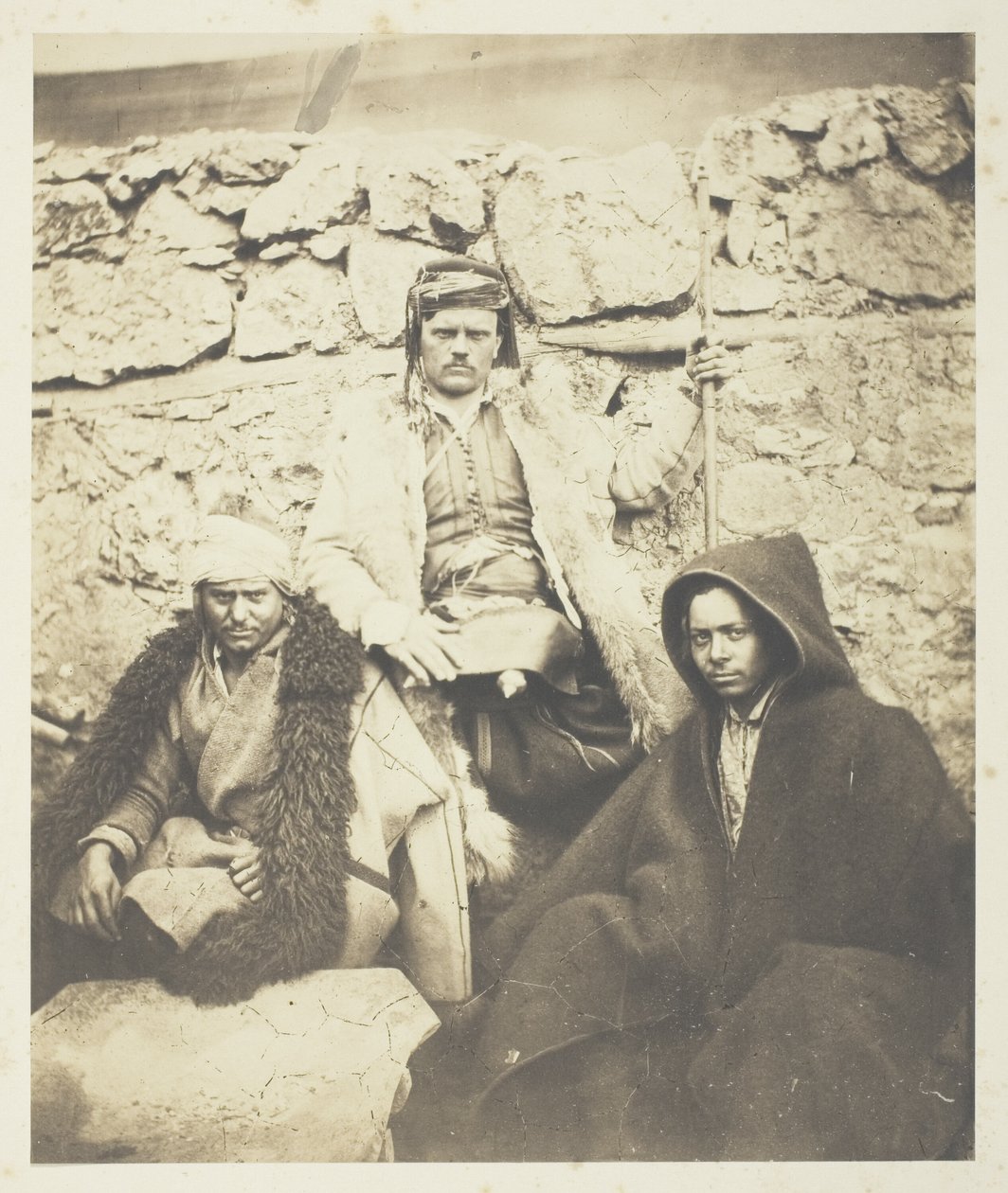 Skupina chorvatských náčelníků od Roger Fenton