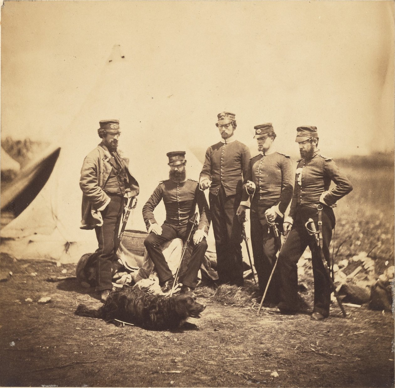 Skupina 57. pluku od Roger Fenton