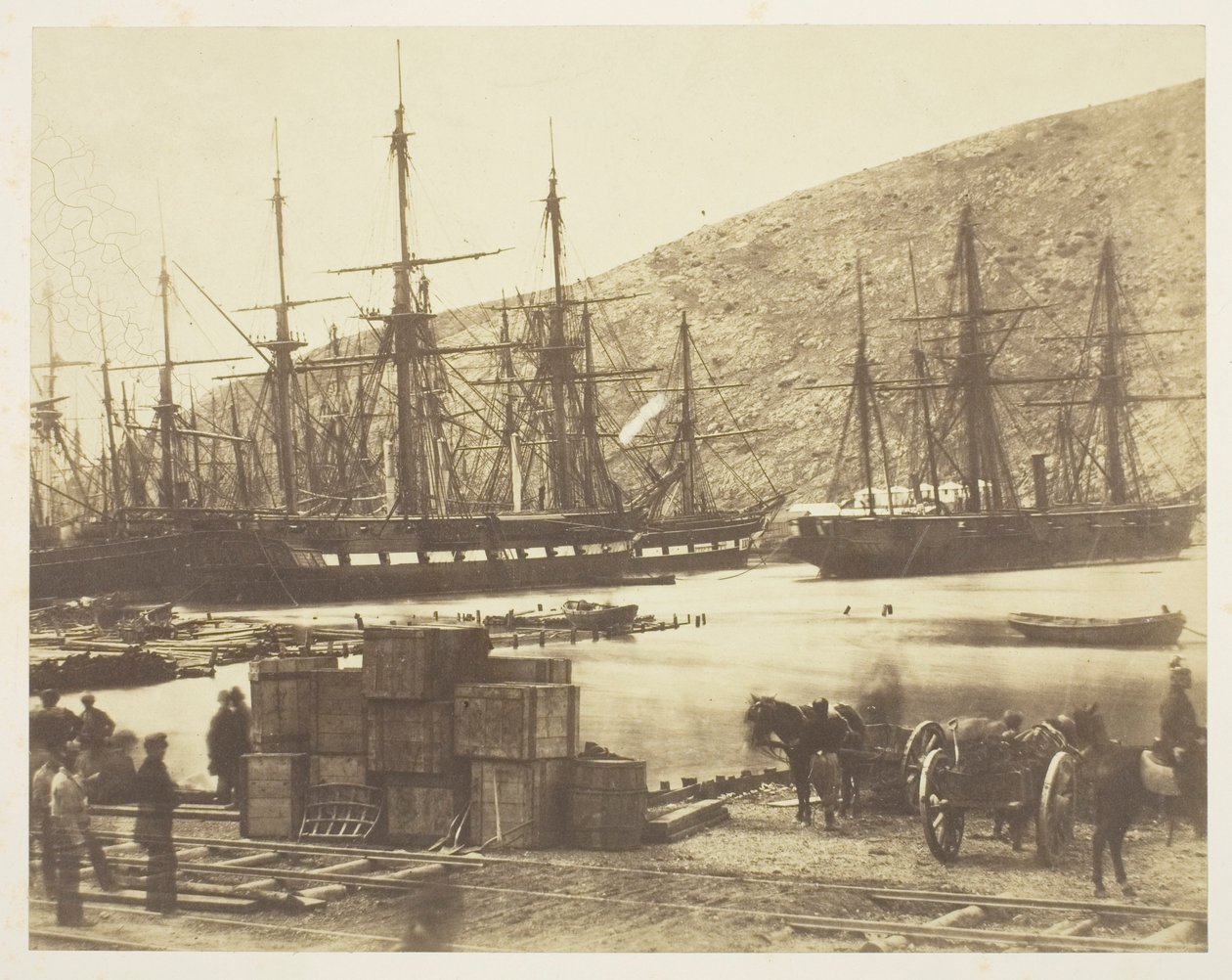 Hlava přístavu, Balaklava od Roger Fenton