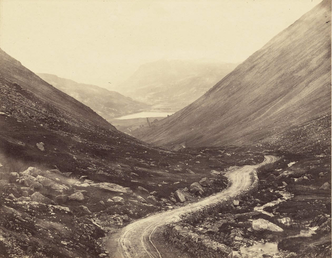Průsmyk Kirkstone, Westmoreland od Roger Fenton