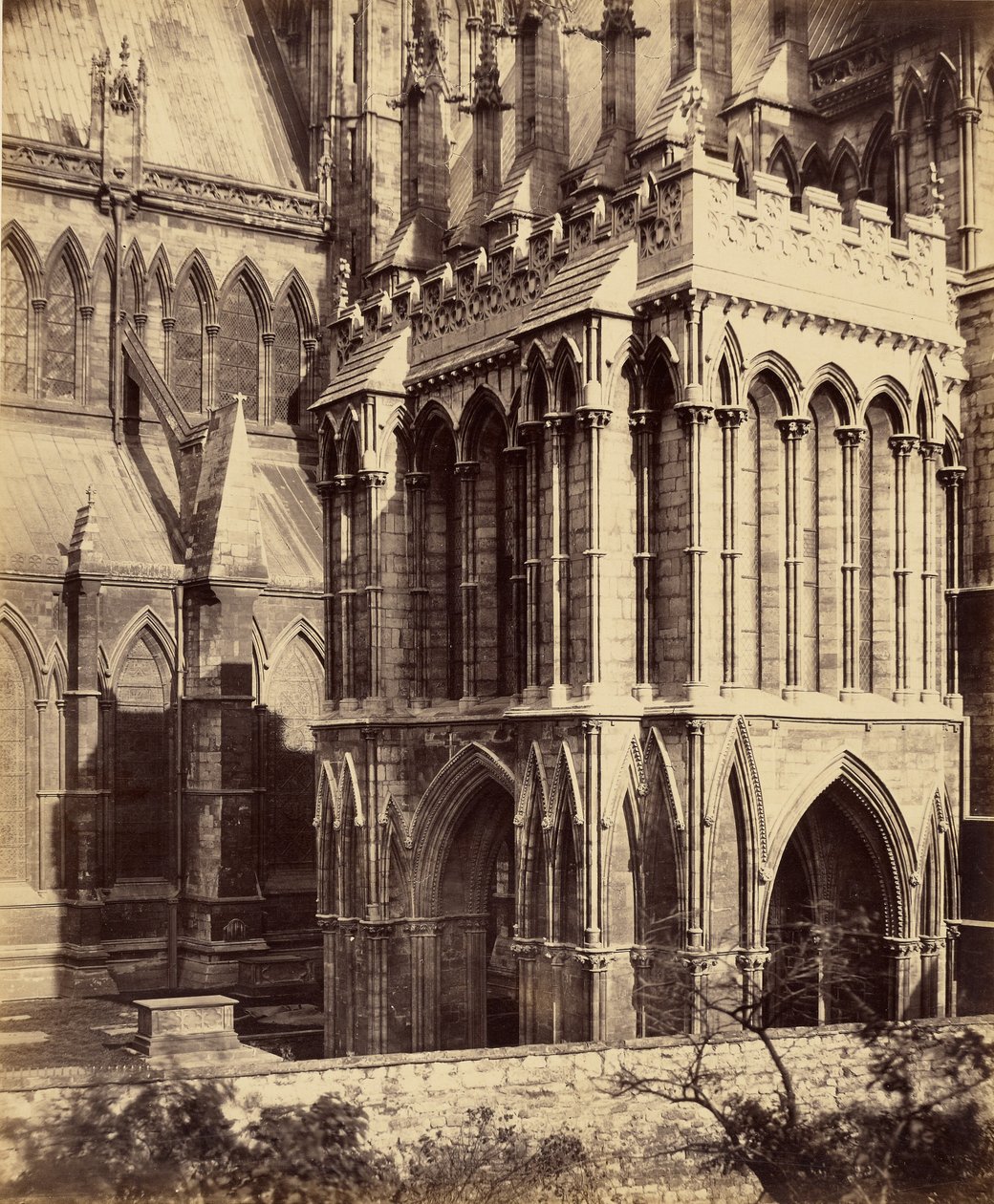 Katedrála v Lincolnu, galilejská předsíň od Roger Fenton