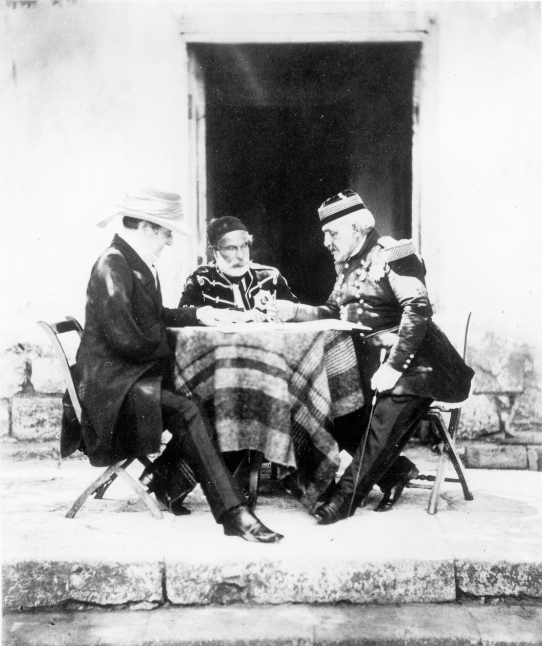 Lord Raglan, Omar Pasha a generál Pelissier, Krym od Roger Fenton