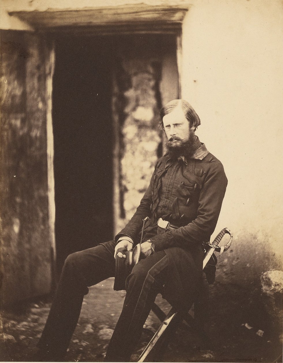 Podplukovník princ Eduard Sasko-Výmarský. od Roger Fenton