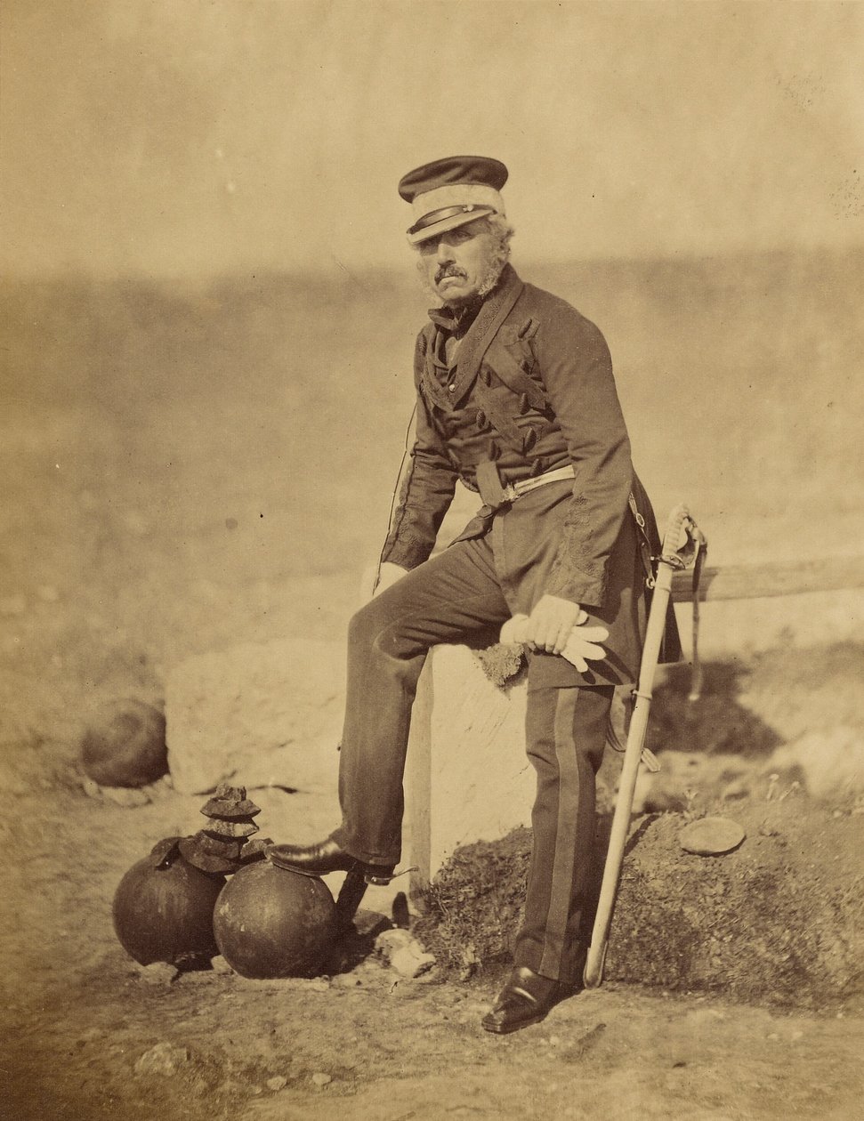 Generálporučík Barnard, C.B. od Roger Fenton
