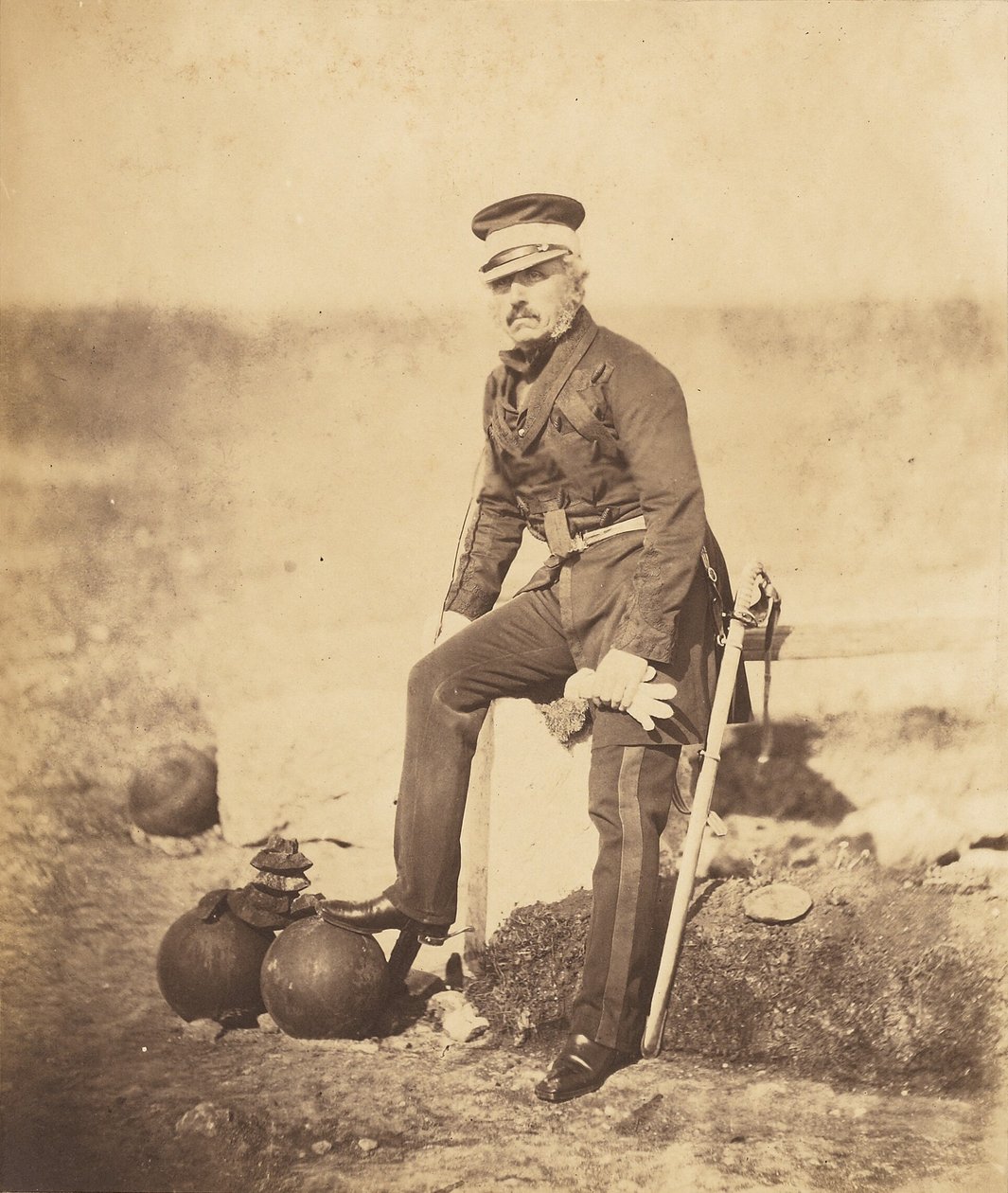 Generálporučík Barnard, C.B. od Roger Fenton