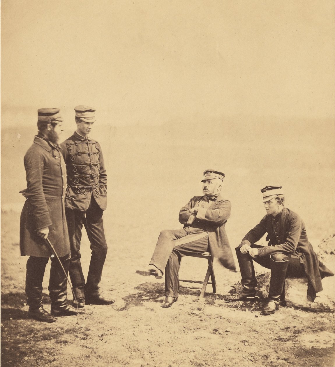 Generálporučík Barnard a štáb od Roger Fenton