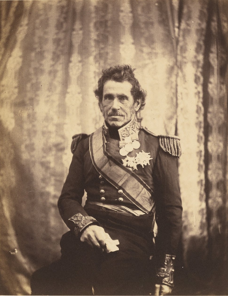 Generálporučík sir De Lacy Evans, G.C.B. od Roger Fenton