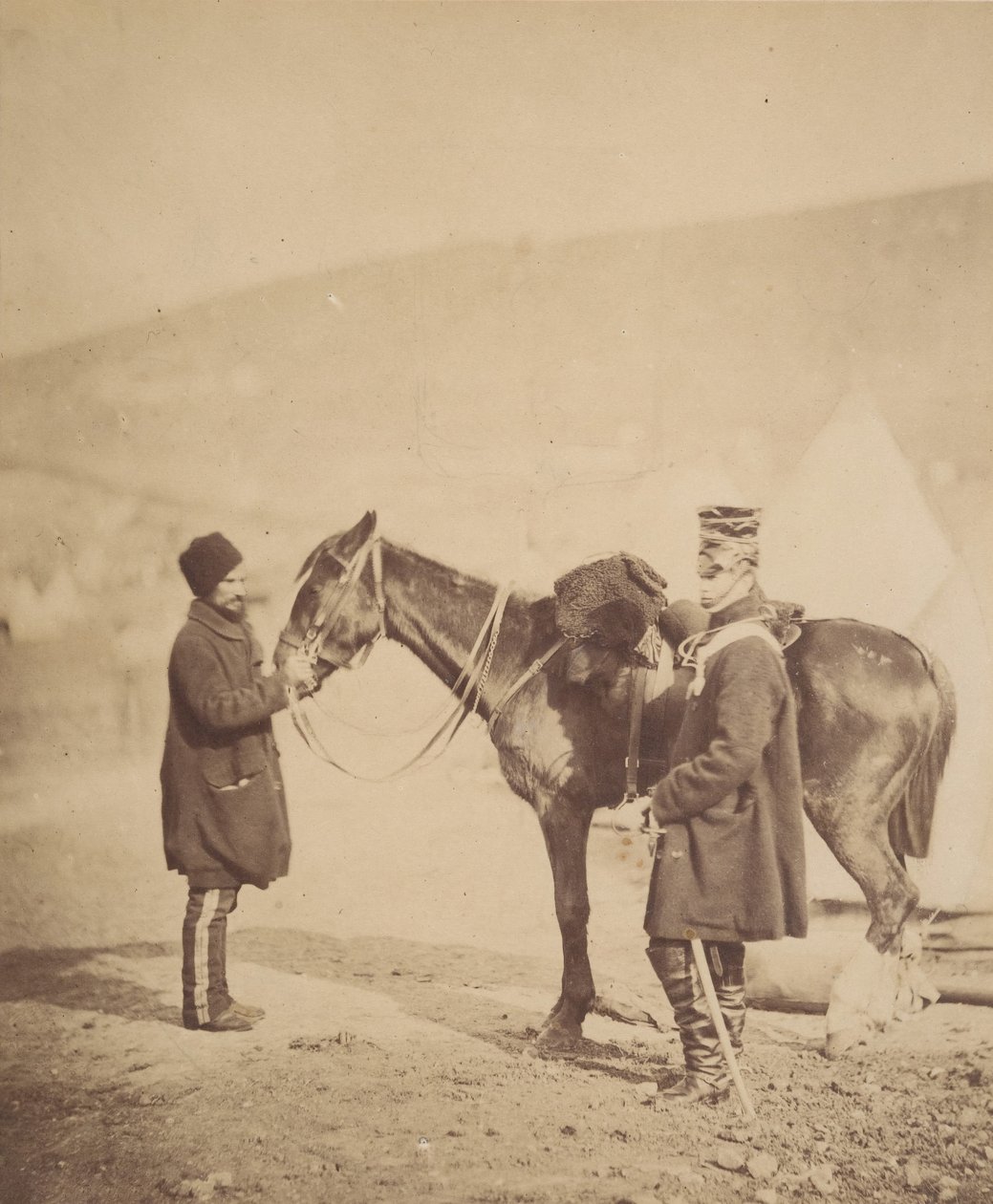 Generálmajor A. H. King, 1855. od Roger Fenton