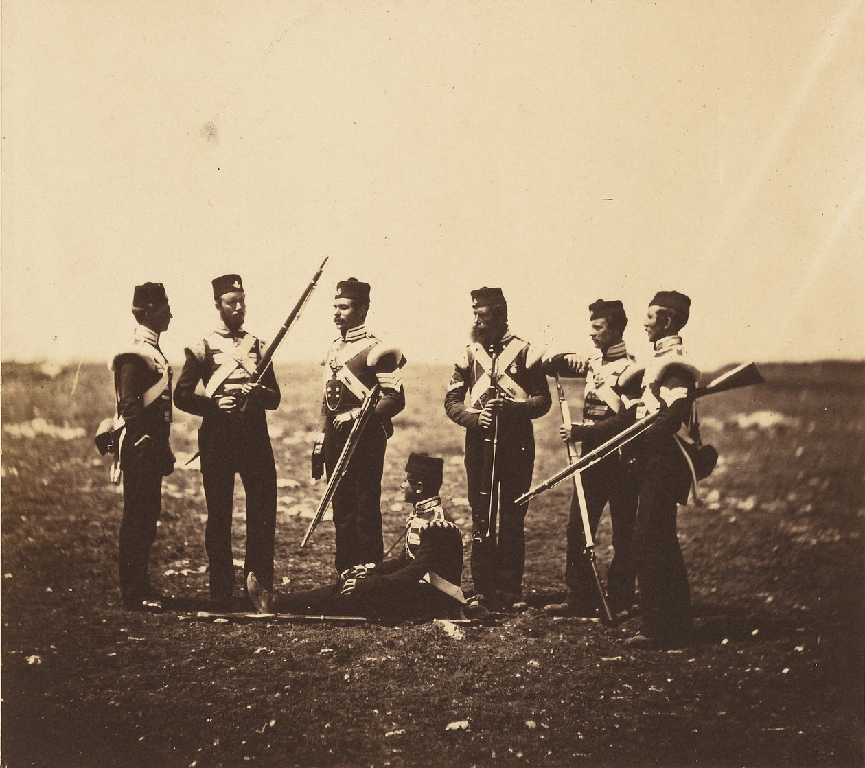 Muži 68. pluku od Roger Fenton