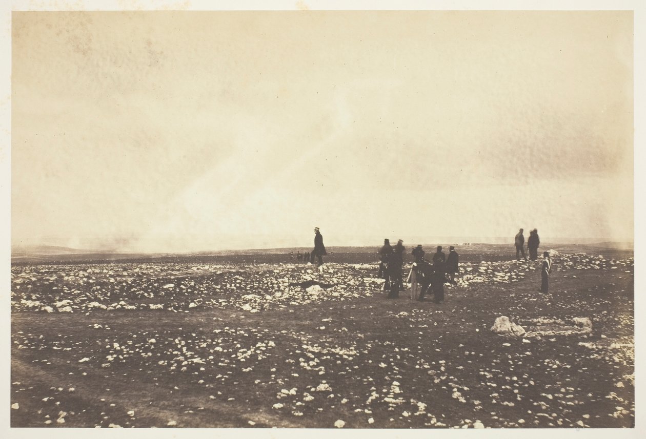 Policisté na stráži na kopci Cathcarts Hill od Roger Fenton