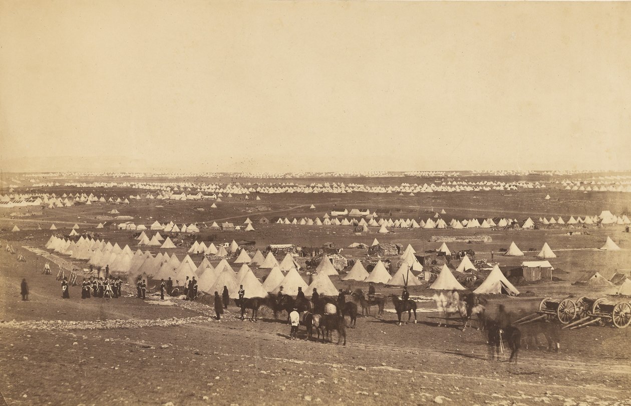 Náhorní plošina Sebastopol II od Roger Fenton