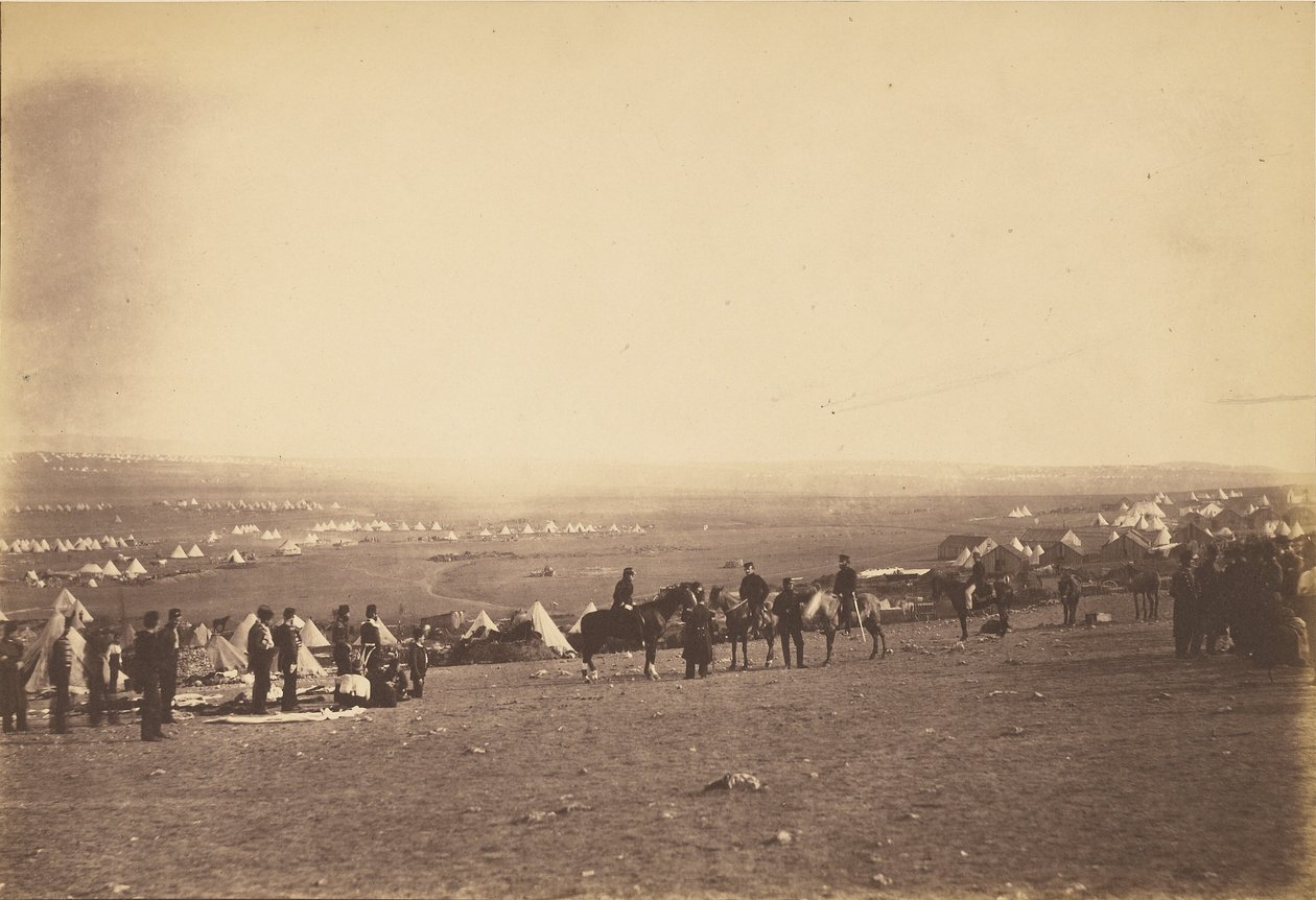 Náhorní plošina Sebastopol IV od Roger Fenton