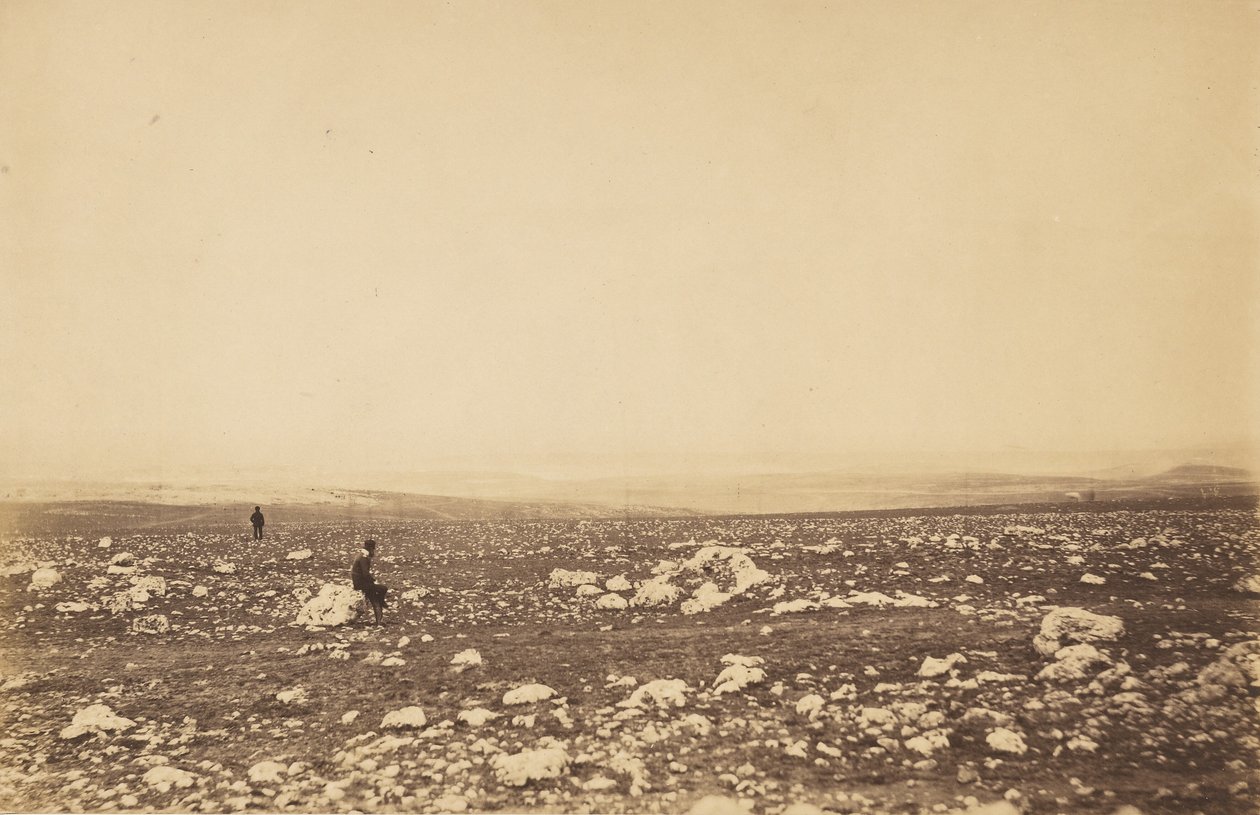 Náhorní plošina Sebastopol IX. od Roger Fenton