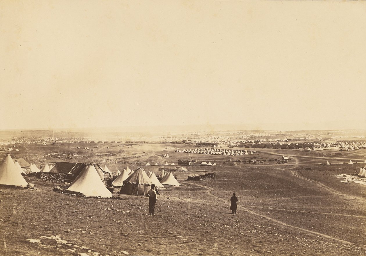 Náhorní plošina Sebastopol I od Roger Fenton