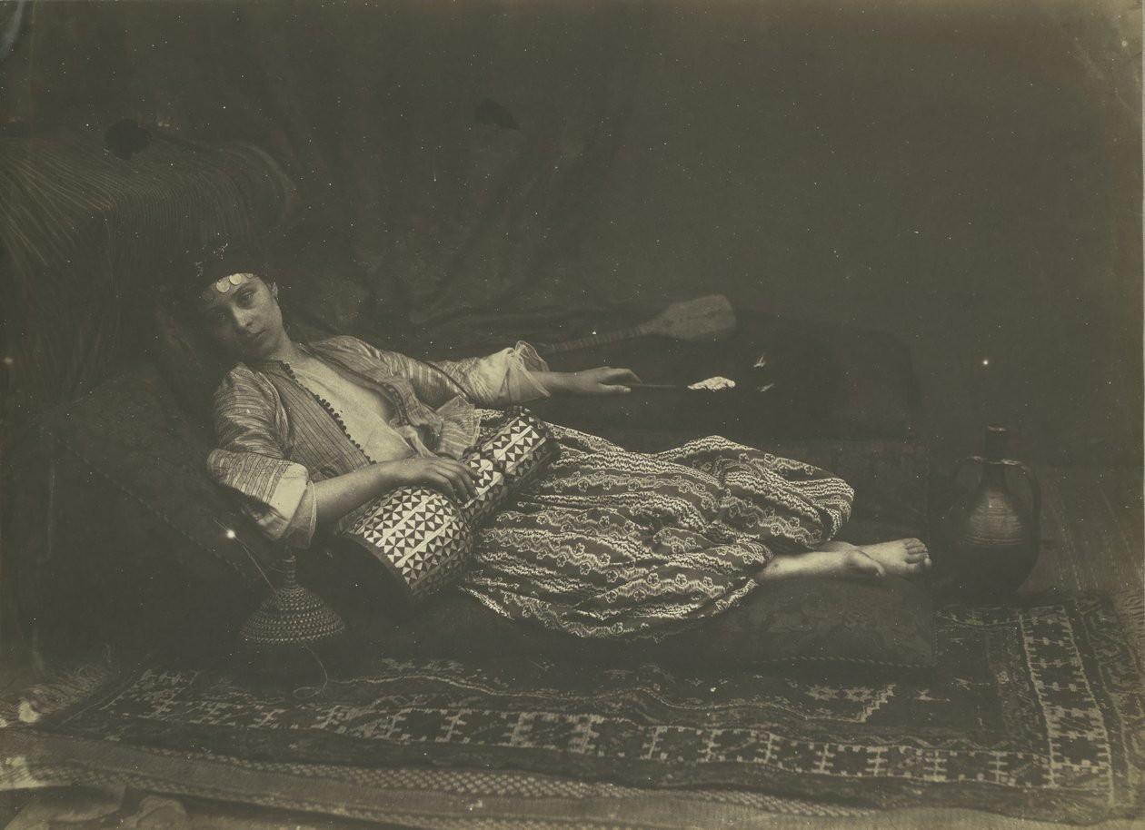 Ležící Odalisque, 1858. od Roger Fenton
