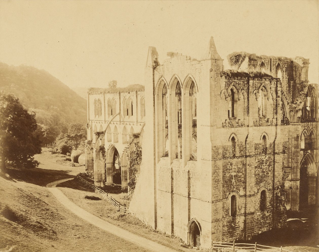 Opatství Rievaulx od Roger Fenton