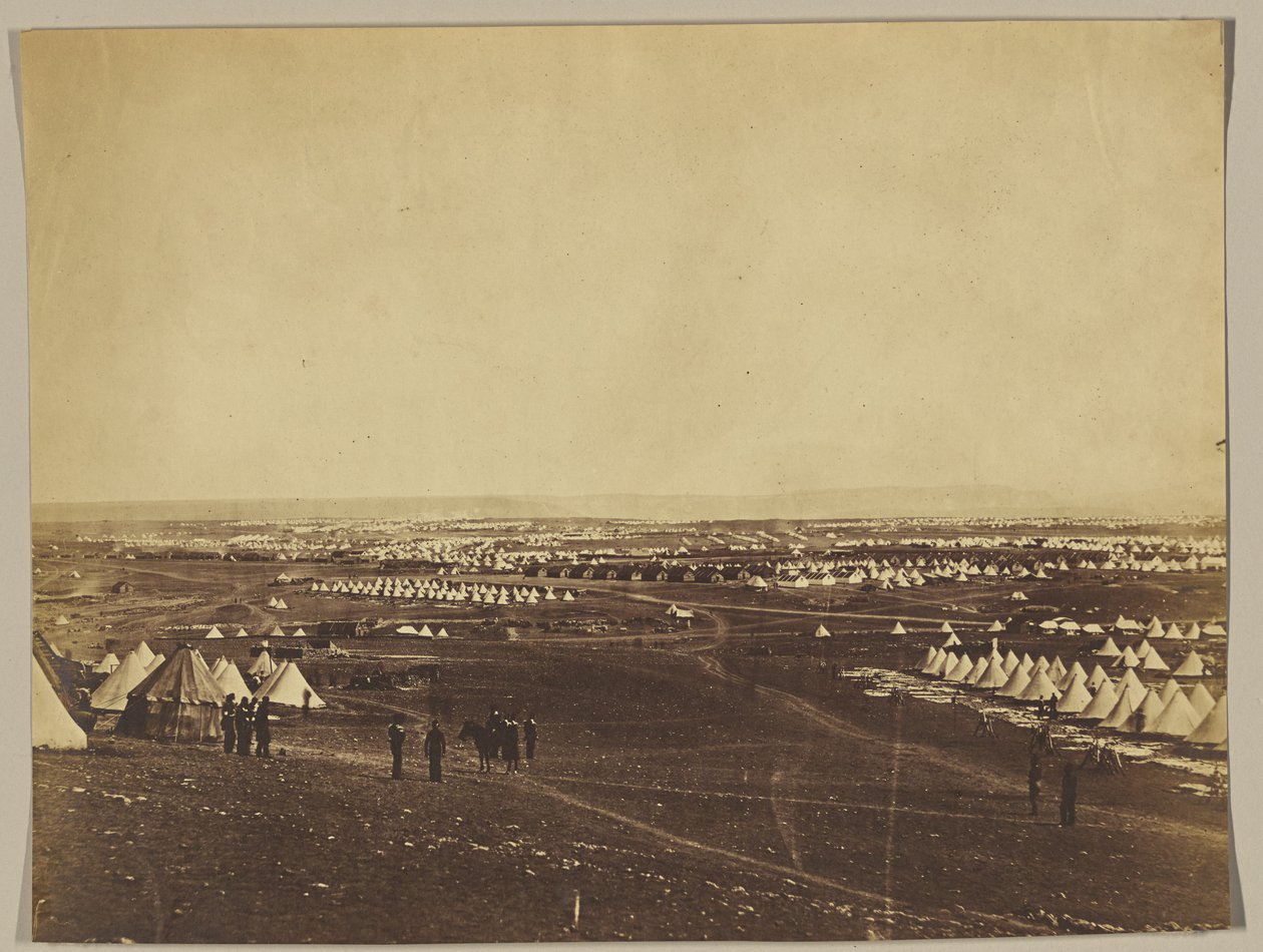 Tábor spojenců před Sebastopolem od Roger Fenton