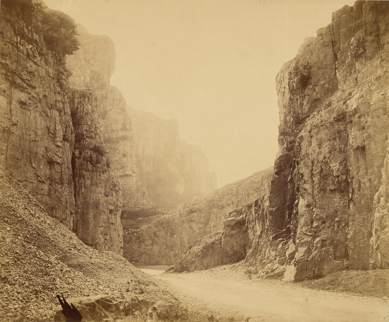 Útesy Cheddar, Údolí Central Valley od Roger Fenton