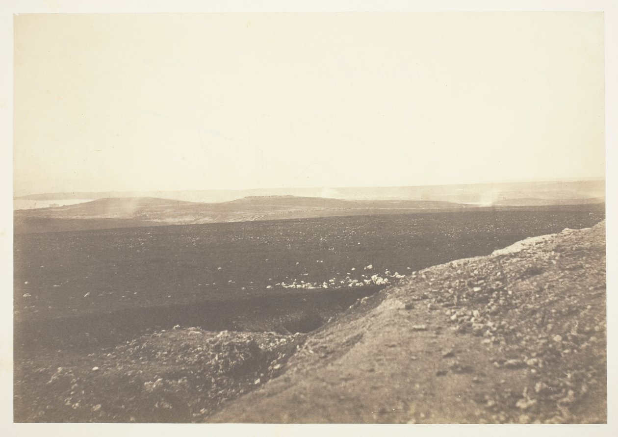 Mamelon a Malakoff z minometné baterie od Roger Fenton