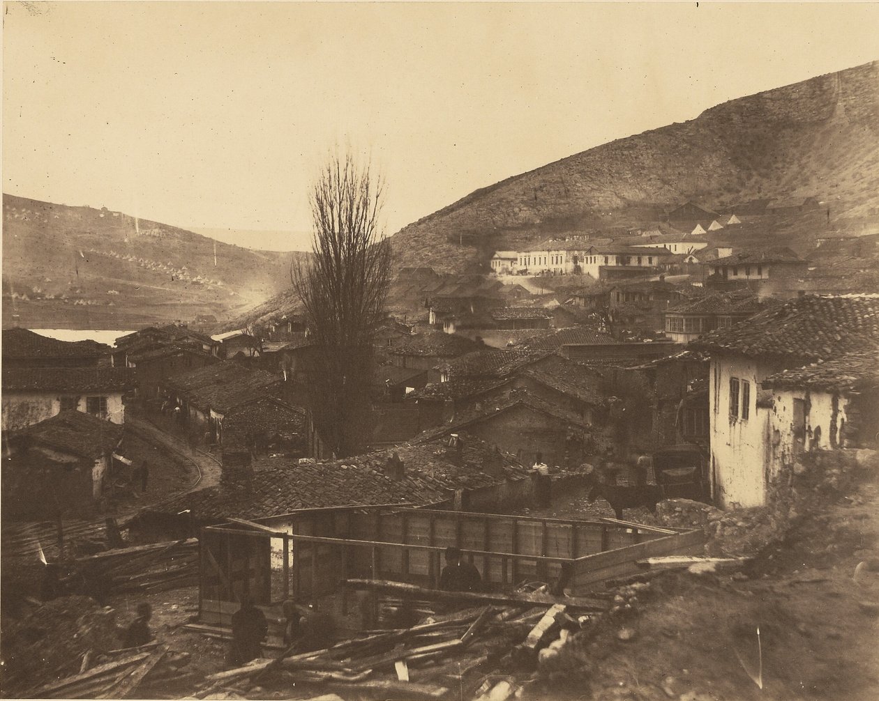 Železniční ulice v Balaklavě od Roger Fenton