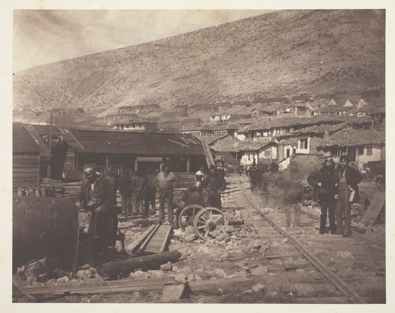 Železniční dvůr, Balaklava od Roger Fenton
